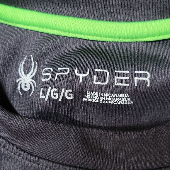 SPYDER YOUTH POLY TEE SIZE LARGE - Picture 3 of 5